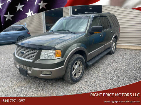 2003 Ford Expedition for sale at Right Price Motors LLC in Cranberry PA