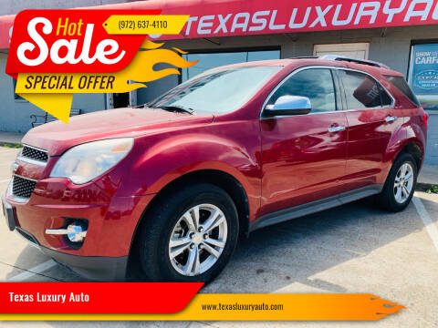2010 Chevrolet Equinox for sale at Texas Luxury Auto in Cedar Hill TX