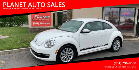 2014 Volkswagen Beetle for sale at PLANET AUTO SALES in Lindon UT