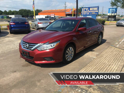 2018 Nissan Altima for sale at STYL MOTORS in Pasadena TX