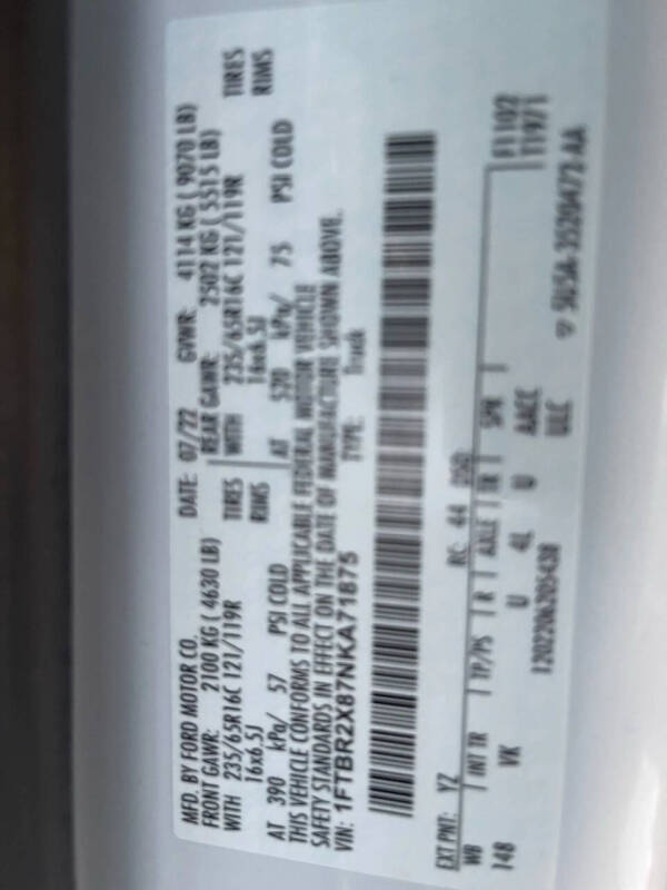 2022 Ford Transit 250