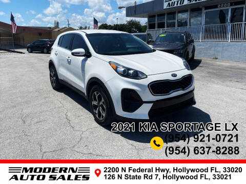 2021 Kia Sportage for sale at Modern Auto Sales in Hollywood FL