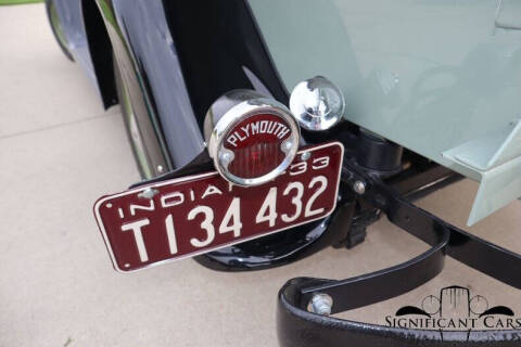 1933 Plymouth Model PC