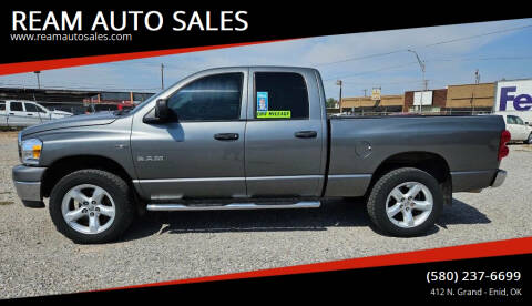 2008 Dodge Ram 1500 for sale at REAM AUTO SALES in Enid OK