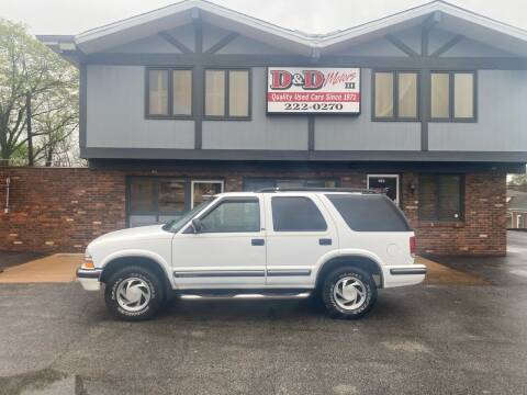 1999 Chevrolet Blazer for sale at D & D Motors Ltd in Belleville IL