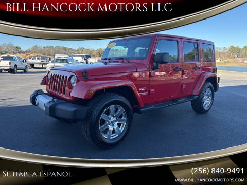2012 Jeep Wrangler Unlimited for sale at BILL HANCOCK MOTORS LLC in Albertville AL