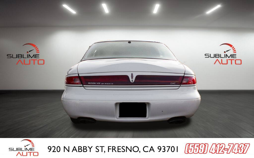 1998 Lincoln Mark VIII for sale at SUBLIME AUTO in Fresno, CA