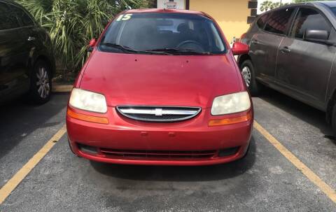 2006 Chevrolet Aveo for sale at CarMart of Broward in Lauderdale Lakes FL