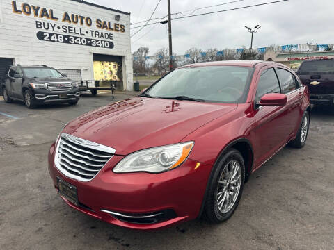 2013 Chrysler 200 for sale at Loyal Auto Sales in Pontiac MI