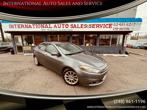 2013 Dodge Dart for sale at International Auto Sales and Service in Detroit MI