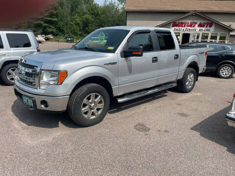 2014 Ford F-150 for sale at Hartley Auto Sales & Service in Milton VT