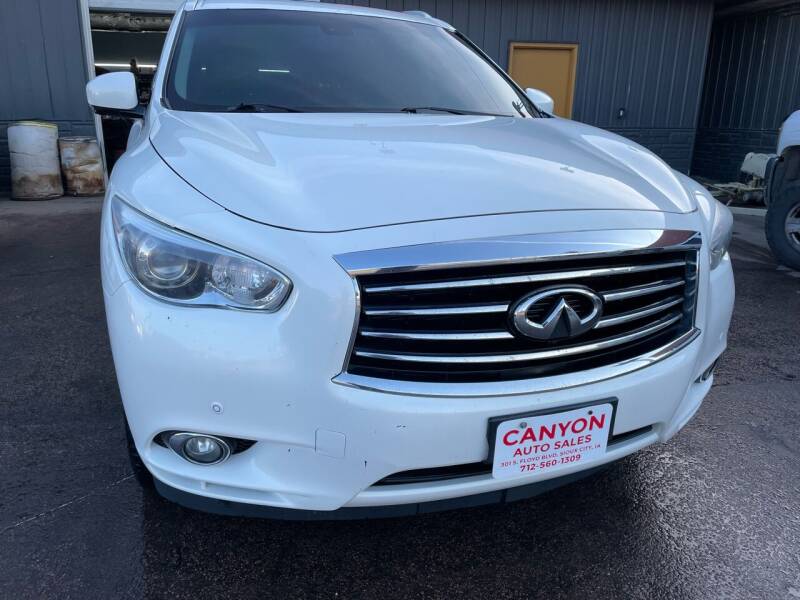 2013 Infiniti JX35 for sale at Canyon Auto Sales LLC in Sioux City IA