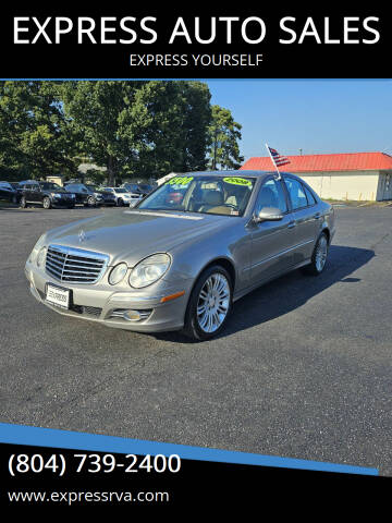 2008 Mercedes-Benz E-Class for sale at EXPRESS AUTO SALES in Midlothian VA