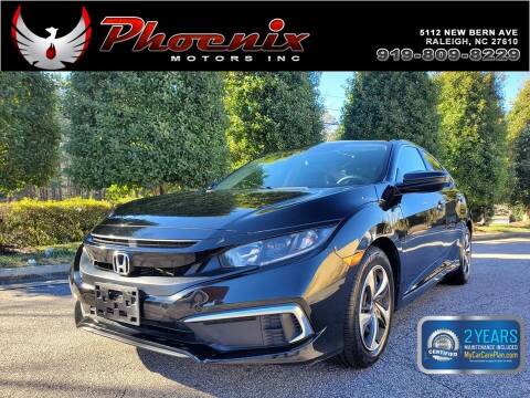 2020 Honda Civic for sale at Phoenix Motors Inc in Raleigh NC