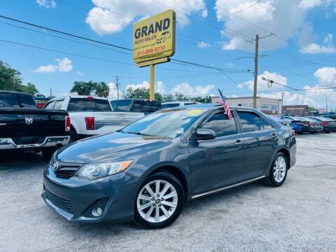 2012 Toyota Camry for sale at Grand Auto Sales in Tampa FL