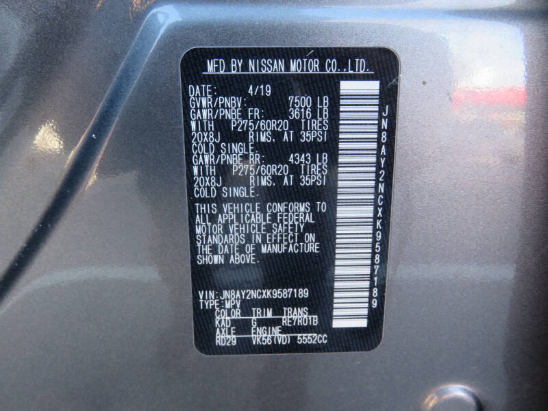 2019 Nissan Armada SL