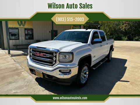 2018 GMC Sierra 1500 for sale at Wilson Auto Sales in Chandler TX