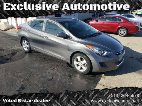 2013 Hyundai Elantra for sale at Exclusive Automotive in West Chester OH