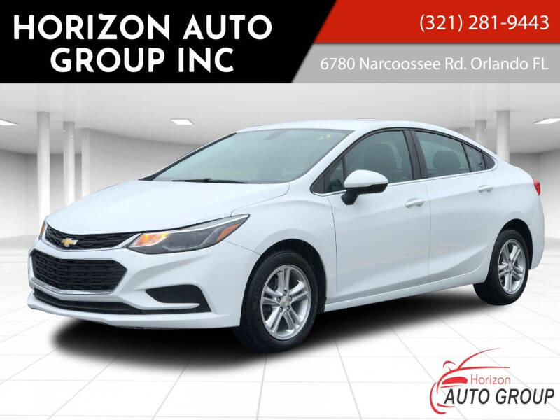 2017 Chevrolet Cruze for sale at HORIZON AUTO GROUP INC in Orlando FL