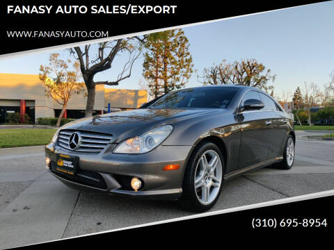 2007 Mercedes-Benz CLS for sale at FANASY AUTO SALES/EXPORT in Yorba Linda CA