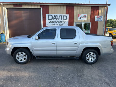 2008 Honda Ridgeline for sale at DAVID MOTORS LLC in Grey Eagle MN