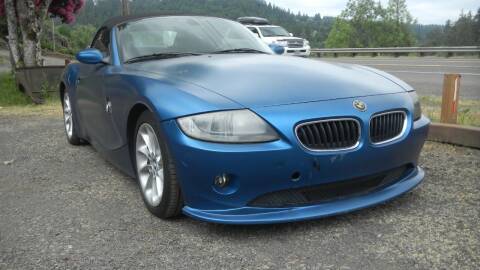 2005 BMW Z4 for sale at Peggy's Classic Cars in Oregon City OR