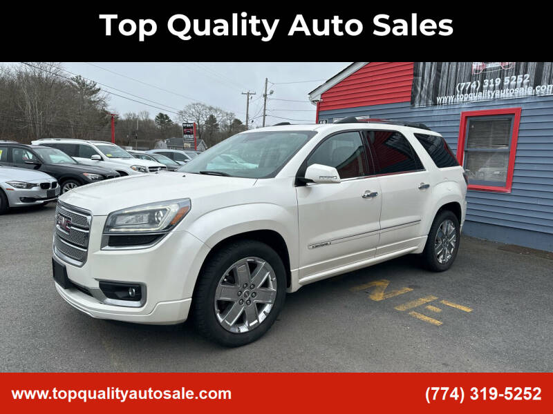 2014 GMC Acadia for sale at Top Quality Auto Sales in Westport MA