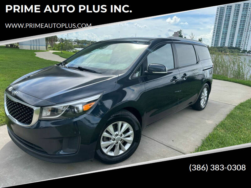 2016 Kia Sedona for sale at PRIME AUTO PLUS INC. in Daytona Beach FL