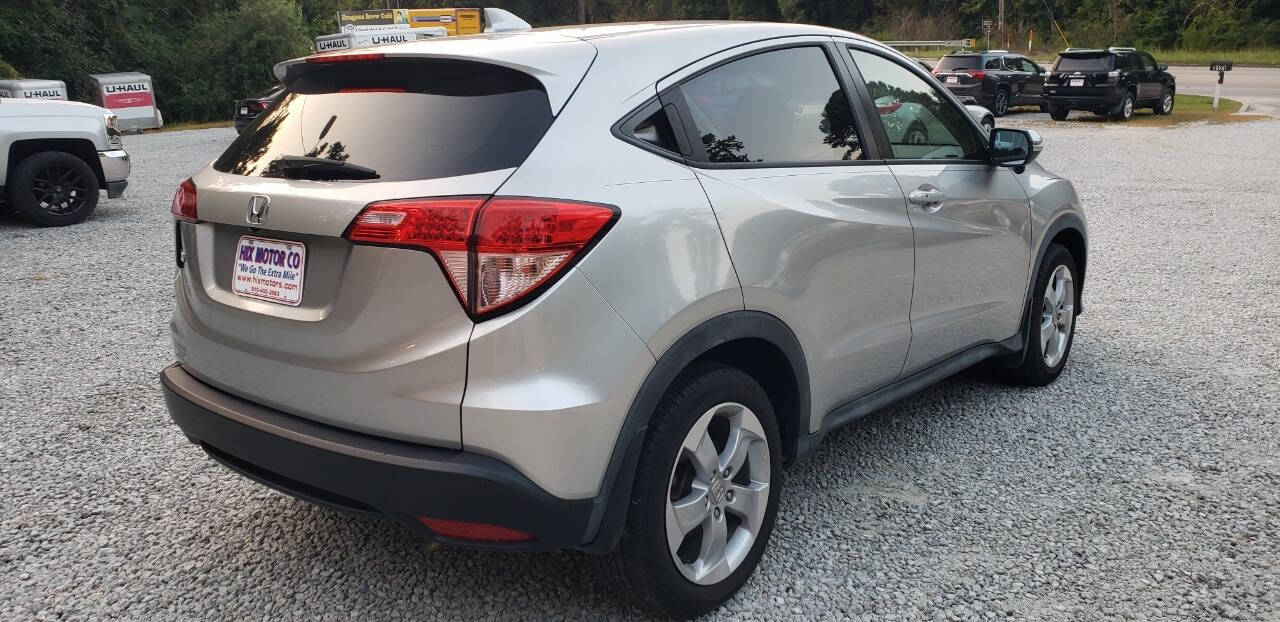 2016 Honda HR-V for sale at Hix Motor Co in Jacksonville, NC