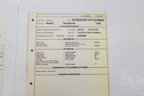 1997 Bentley Brooklands