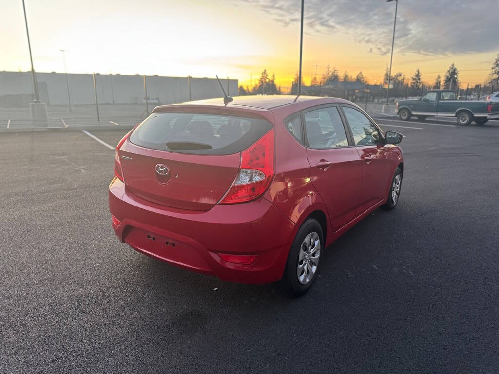 2016 Hyundai ACCENT for sale at The Price King Auto in LAKEWOOD, WA