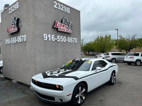 2016 Dodge Challenger for sale at LIONS AUTO SALES in Sacramento CA