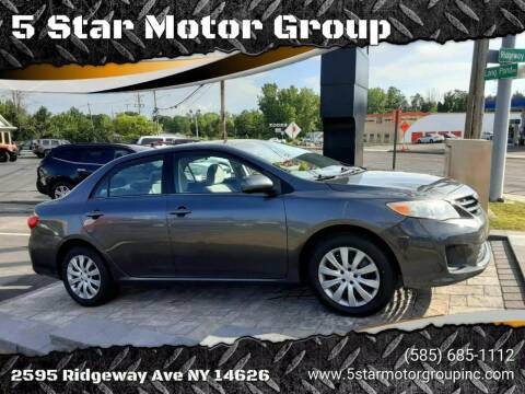 2013 Toyota Corolla for sale at 5 Star Motor Group in Rochester NY