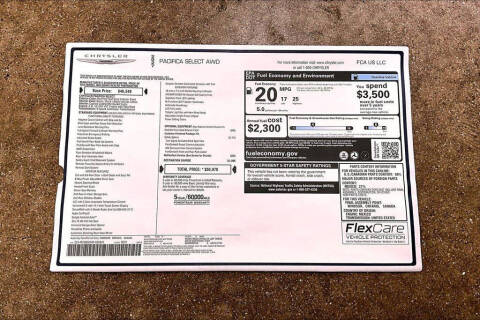 2027 Chrysler Pacifica Select