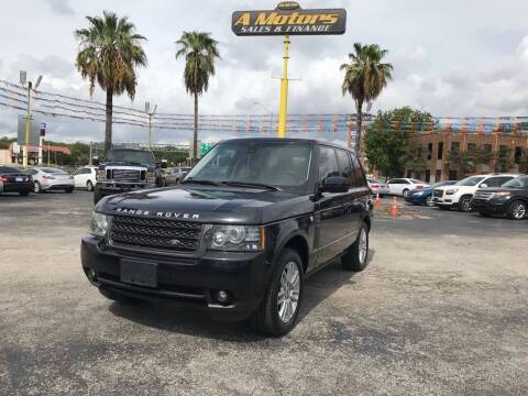 2011 Land Rover Range Rover for sale at A MOTORS SALES AND FINANCE - 5630 San Pedro Ave in San Antonio TX
