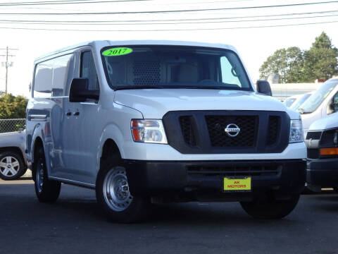 2017 Nissan NV for sale at AK Motors in Tacoma WA