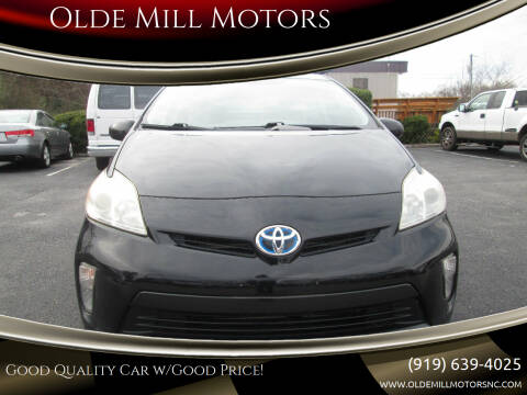 2012 Toyota Prius for sale at Olde Mill Motors in Angier NC