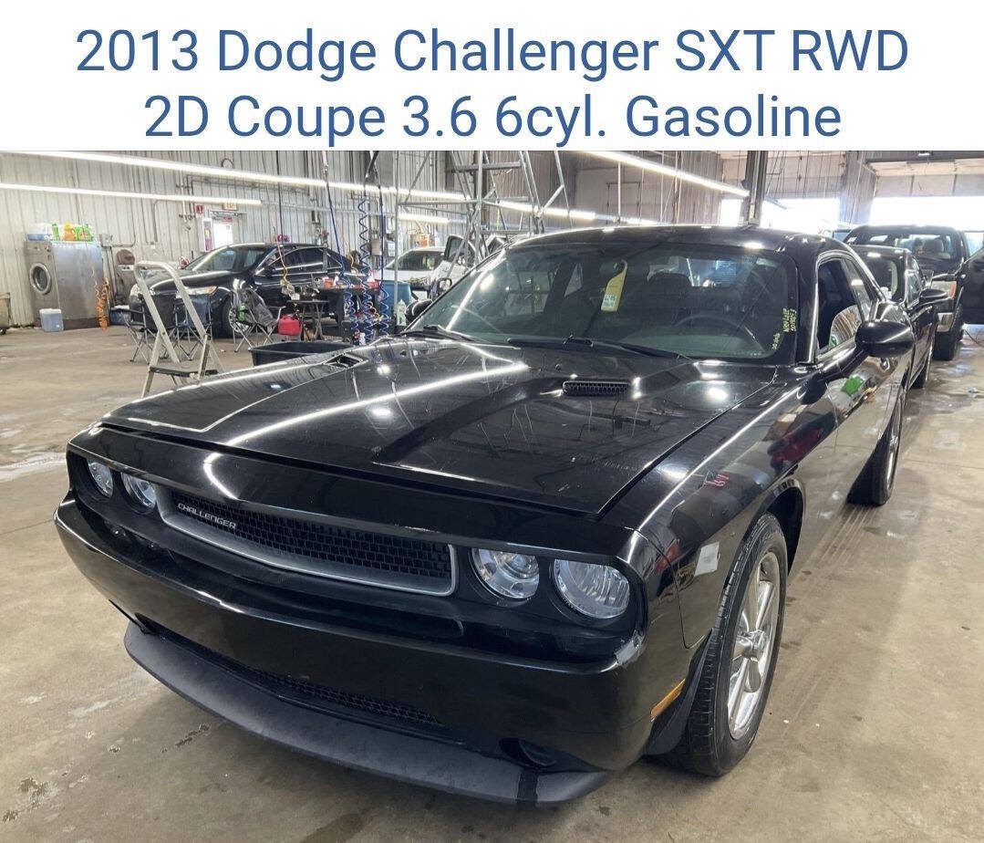 Black 2013 Dodge Challenger SXT SXT 2dr Coupe 1