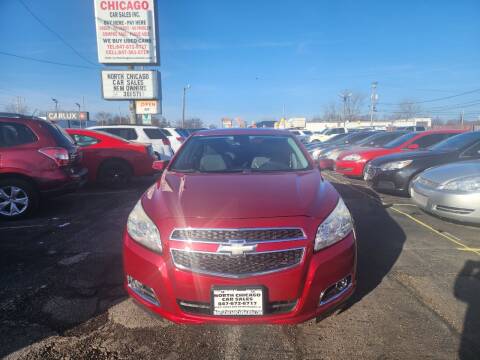 2013 Chevrolet Malibu for sale at North Chicago Car Sales Inc in Waukegan IL