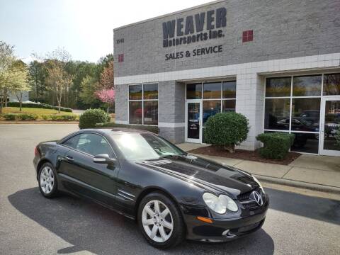 2003 Mercedes-Benz SL-Class for sale at Weaver Motorsports Inc in Cary NC