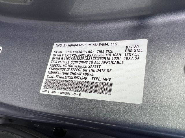 2020 Honda Odyssey EX