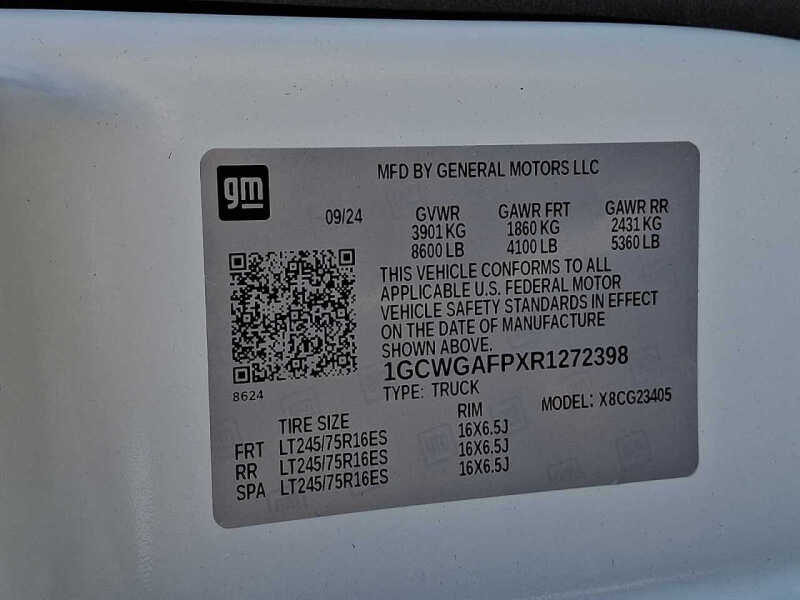 2024 Chevrolet Express 2500