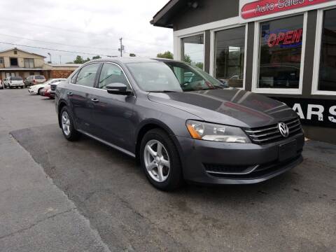 2013 Volkswagen Passat for sale at Martins Auto Sales in Shelbyville KY
