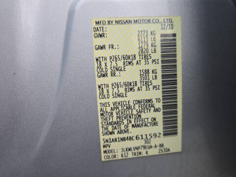 2011 Nissan Pathfinder LE