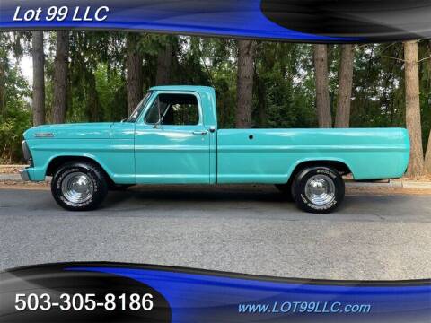 1967 Ford F-100 for sale at LOT 99 LLC in Milwaukie OR