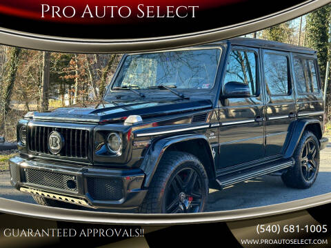 2013 Mercedes-Benz G-Class for sale at Pro Auto Select in Fredericksburg VA