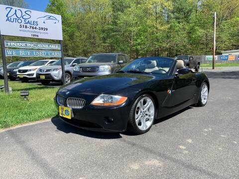 2003 BMW Z4 for sale at WS Auto Sales in Castleton On Hudson NY