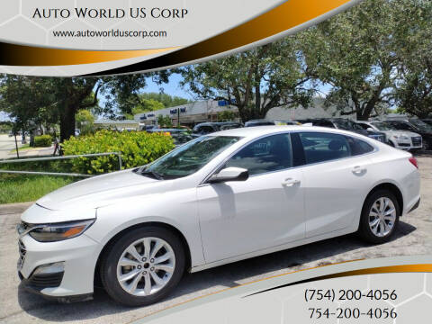 2020 Chevrolet Malibu for sale at Auto World US Corp in Plantation FL