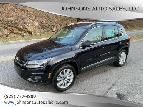 2014 Volkswagen Tiguan for sale at Johnsons Auto Sales, LLC in Marshall NC