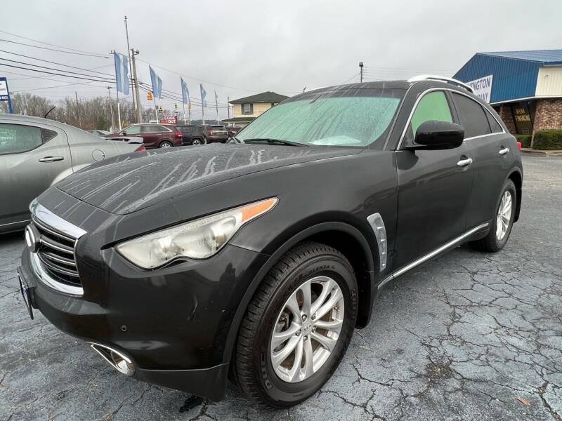 2012 Infiniti FX35 for sale at Greenville Motor Company in Greenville NC